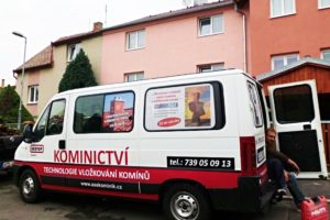 Kominictví EKOTOP firemní auto