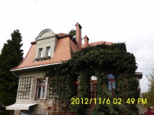 Vložkování komínů Furanflex u zámku Kozel
