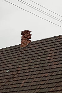 Příklad nevyhovujícího komínu