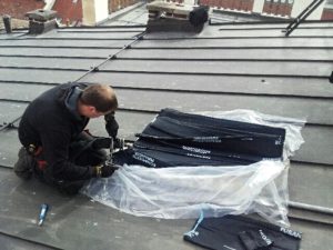 Furanflex vložkování komína ČS Rytířská Praha